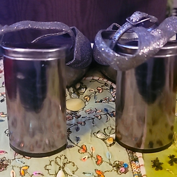 Vintage Nine West HTF Disco Glitter Sandal - Picture 6 of 6